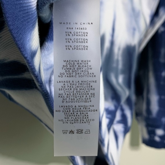 AR33 Blue Tie Dye Crewneck Sweater M - Picture 4 of 4